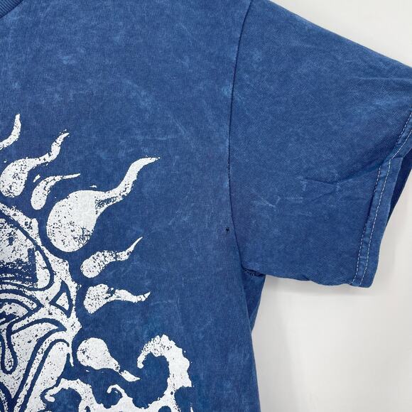Officially Licensed Sublime Crying Sun T-Shirt Blue Acid Wash Medium NWOT - Picture 5 of 6